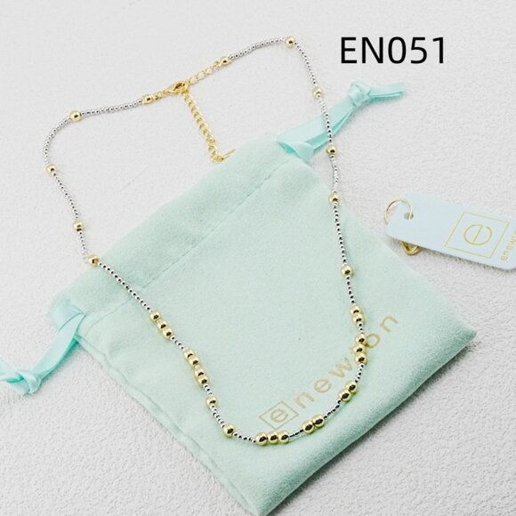 Enewton Two-Tone Bead Necklace - Picture 2 of 7